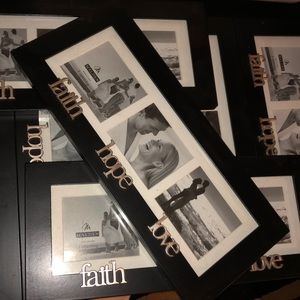 🌟‼️🤘🏽4/$30 deal! “Faith Hope Love” Pic Frames
